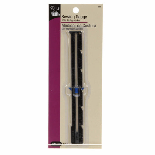 Sewing Gauge 6" w/Sliding Marker