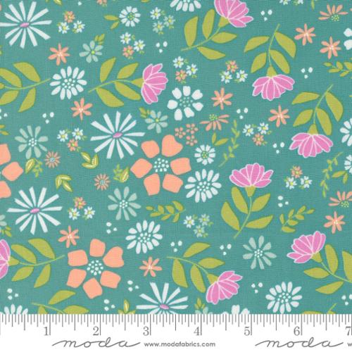 Laguna Sunrise - Wild Rose - Teal