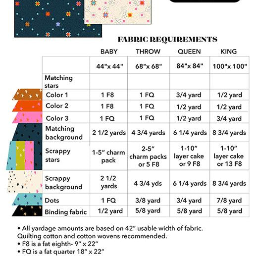 Starry Quilt - Quilt Pattern