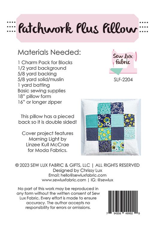 Patchwork Plus Pillow