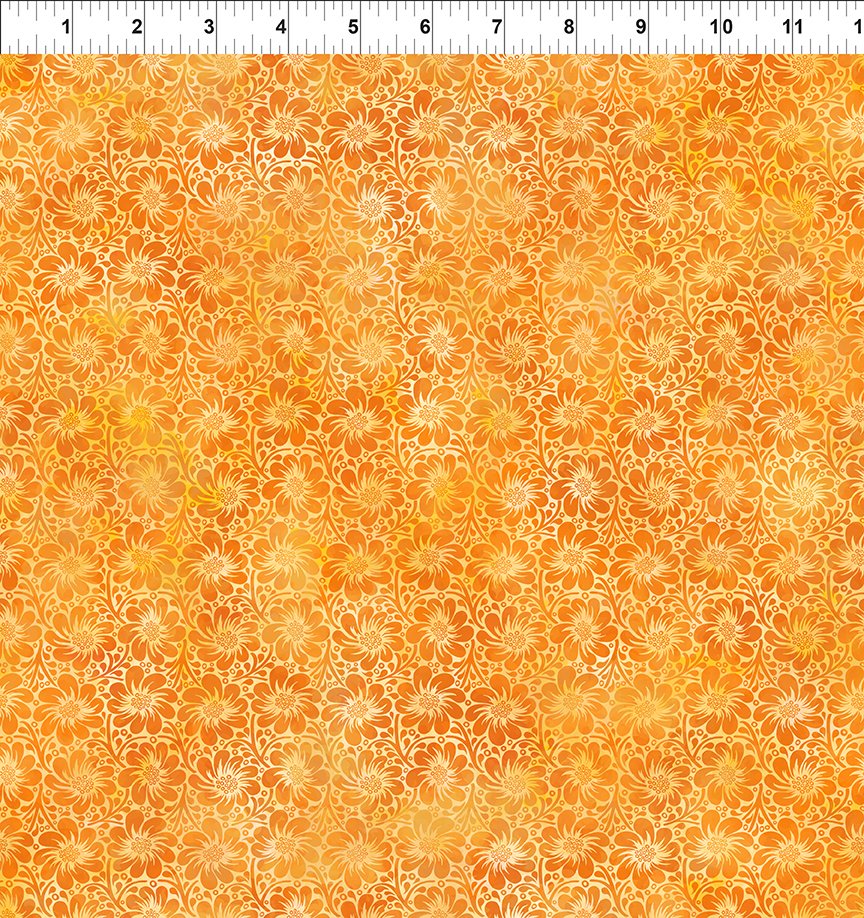 Felicity - Flower Field - Orange