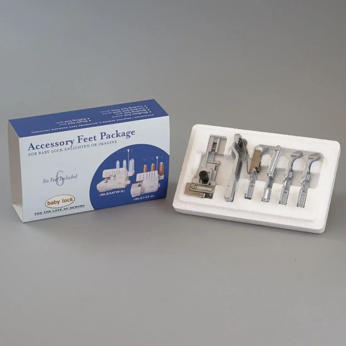 6 Serger Accessory Feet Package