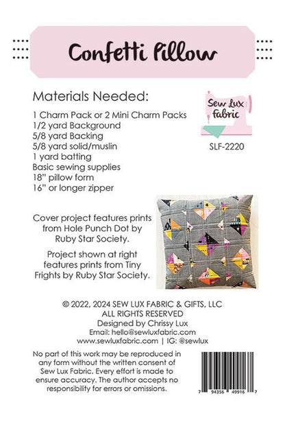 Confetti Pillow