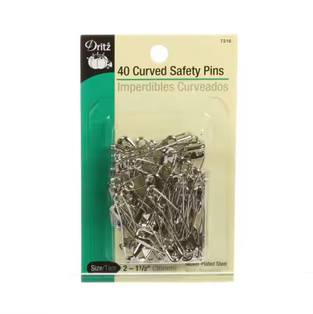 Curved Basting Pins 1 1/2" Size 2 40ct