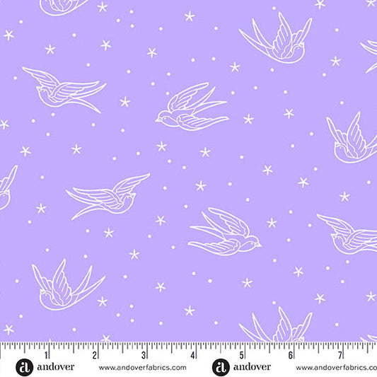 Perfect Day - Swallows - Light Purple