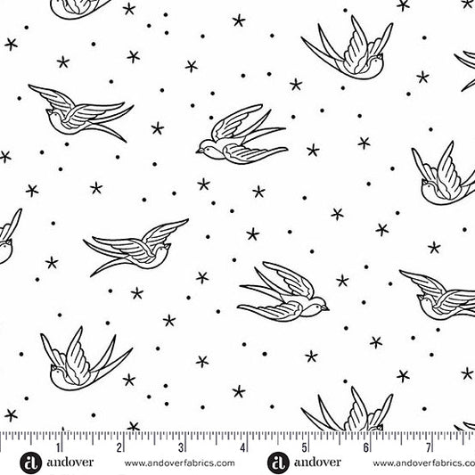 Perfect Day - Swallows - White