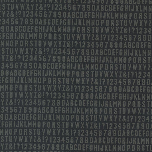 Sable Swan - Alphabet - Ebony Shadow