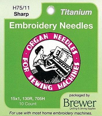 Organ Titanium Sharps 75/11 10pk