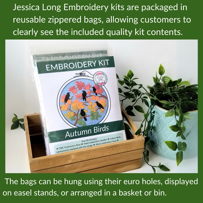 Spiral Sampler Beginner Embroidery Kit: White