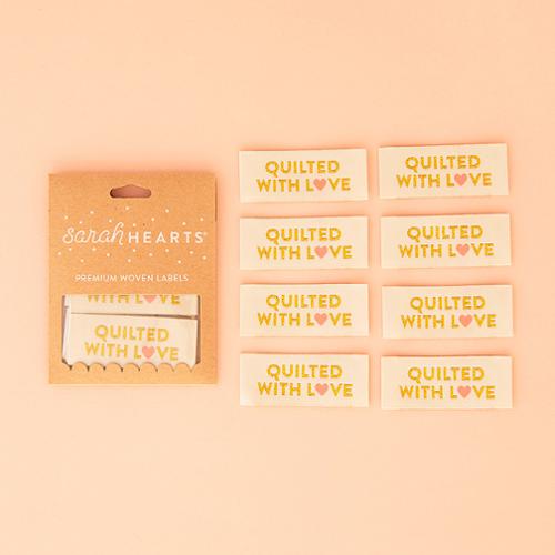 Quilted with Love Label - 8 Piece