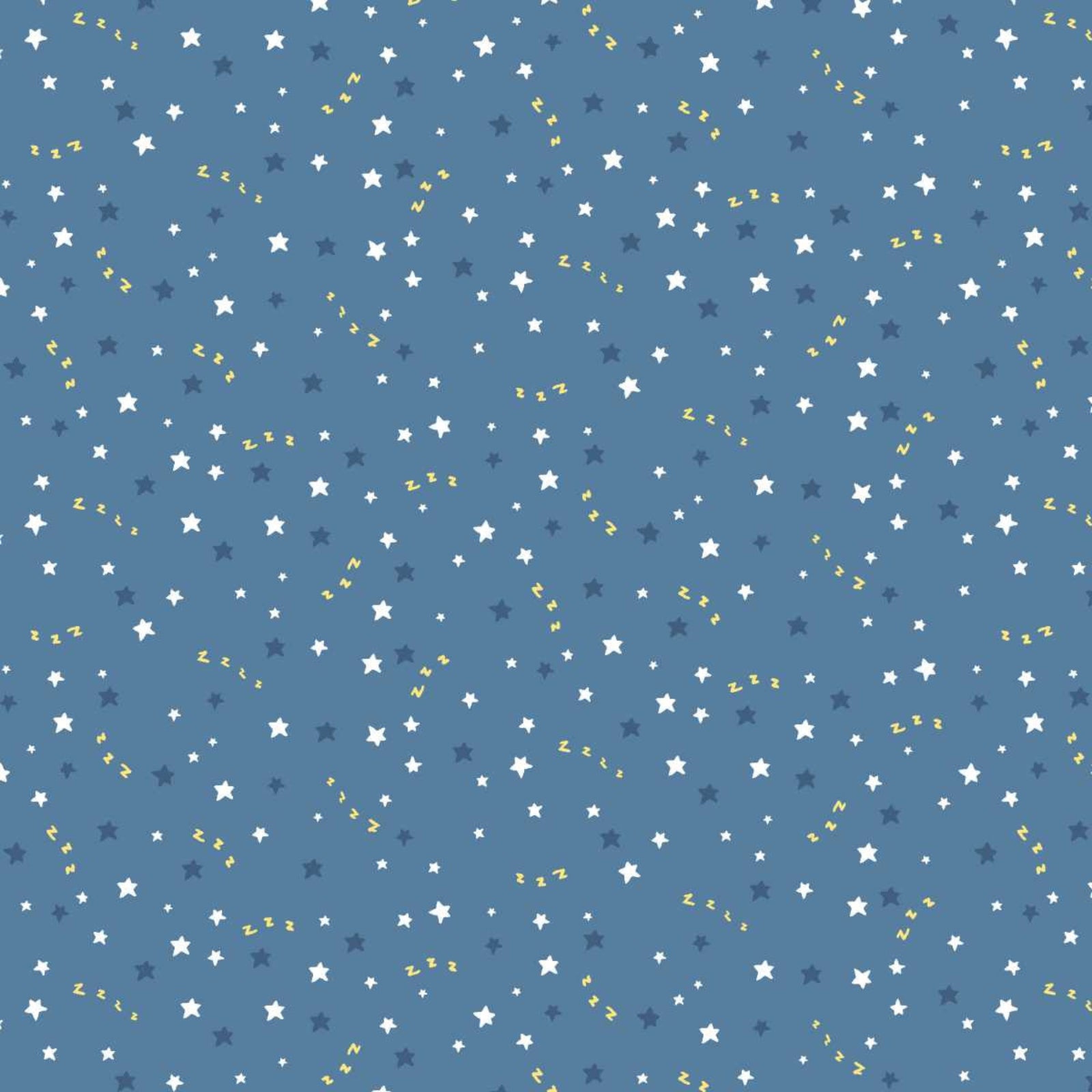 Star pattern on a blue background