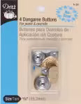 No-Sew Dungaree Buttons 5/8"