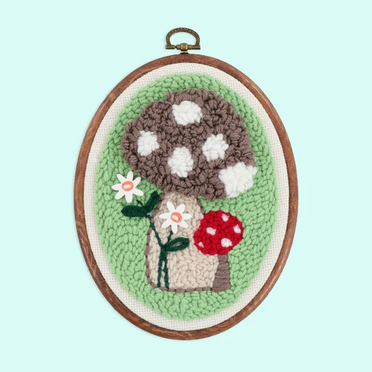 Pre-Order - Mushroom Meadows - Punch Needle Kit