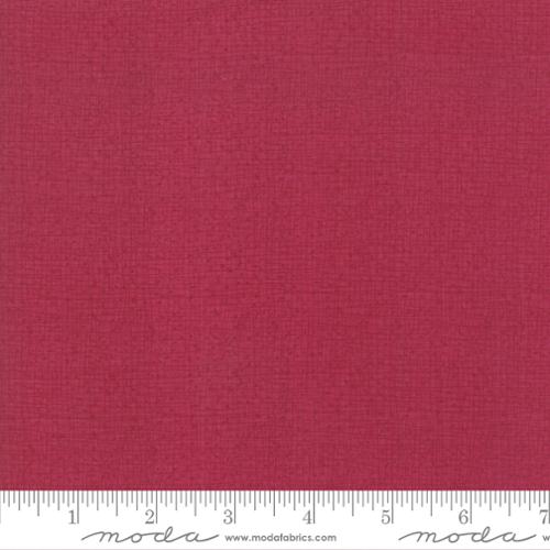 108" Wideback - Thatched - Cranberry