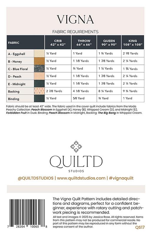 Vigna - Quilt Pattern