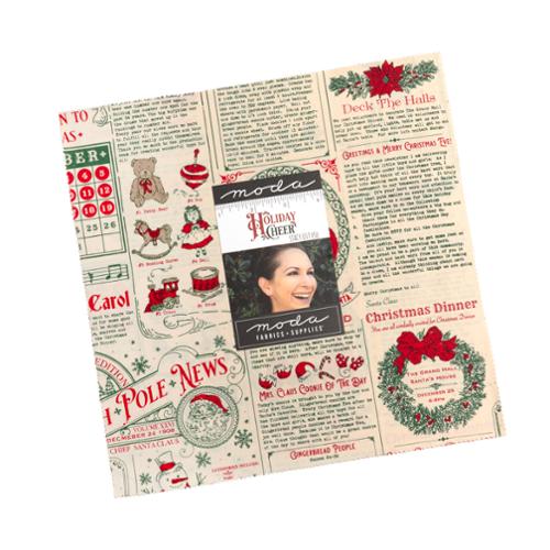 Christmas-themed collage featuring text and graphics on a cream background