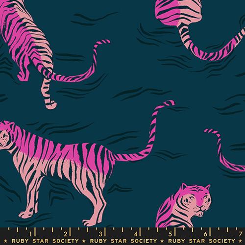 Poolside Too Rayon - Tigrees - Dark Teal