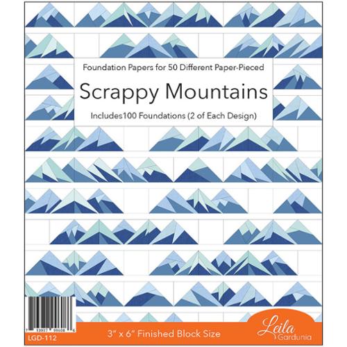 Scrappy Mountains Foundation Paper Piecing
