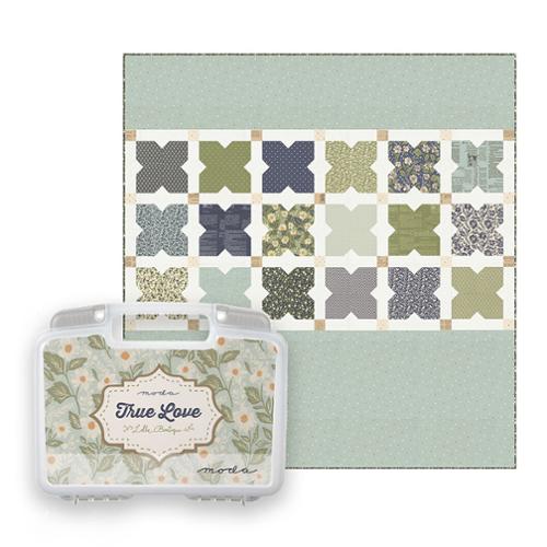 Quilt kit with a collector bin