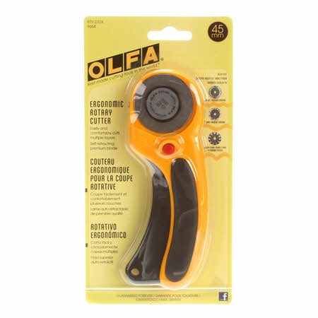 Olfa Ergonomic Rotary Cutter 45mm