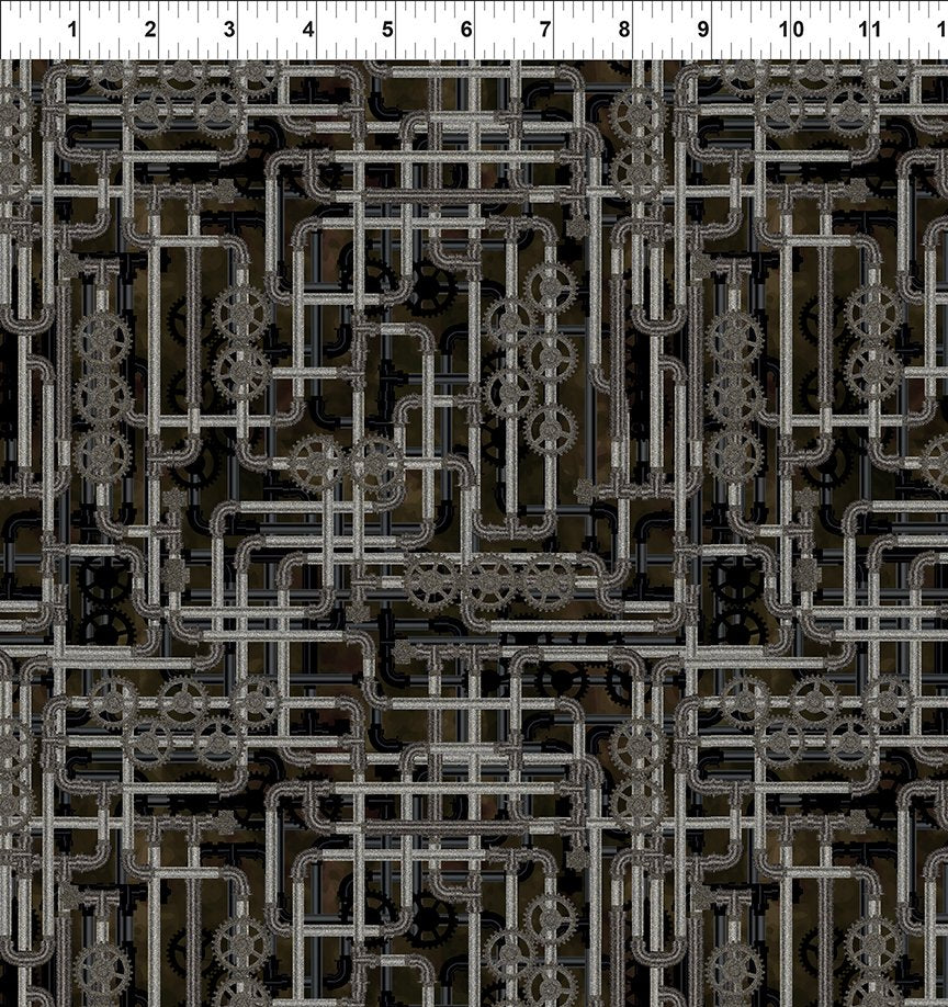 Steampunk Menagerie  - Pipes - Gray