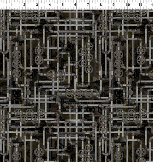 Steampunk Menagerie  - Pipes - Gray