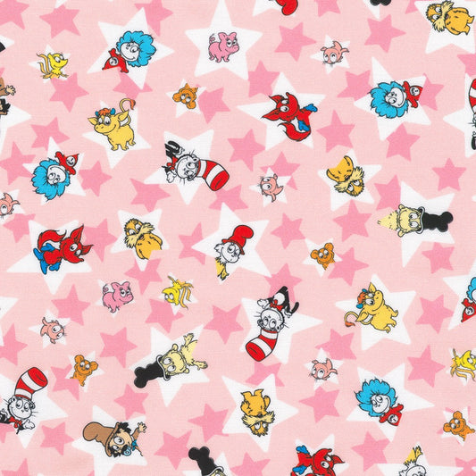 Little Seuss - Tossed Characters - Pink