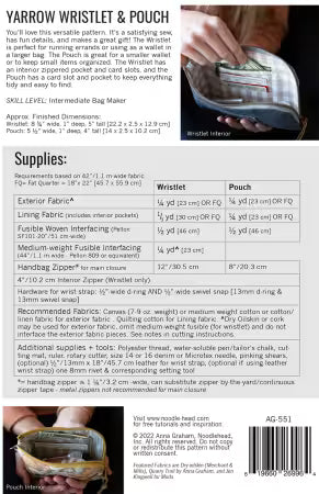 Yarrow Wristlet & Pouch