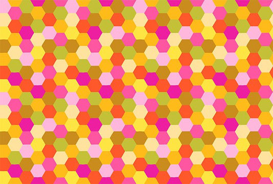 Piecework - Hexagons - Citrus