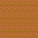 Pattern of small pink flowers on a brown background