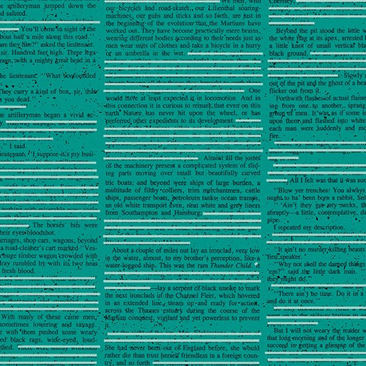 Scrawl - Redacted Redux - Cyan