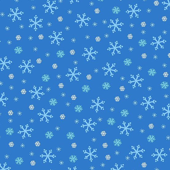 Snowflakes - Cobalt