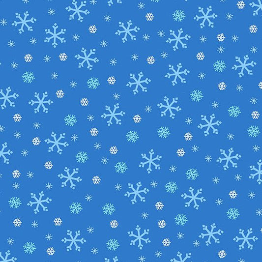 Snowflakes - Cobalt