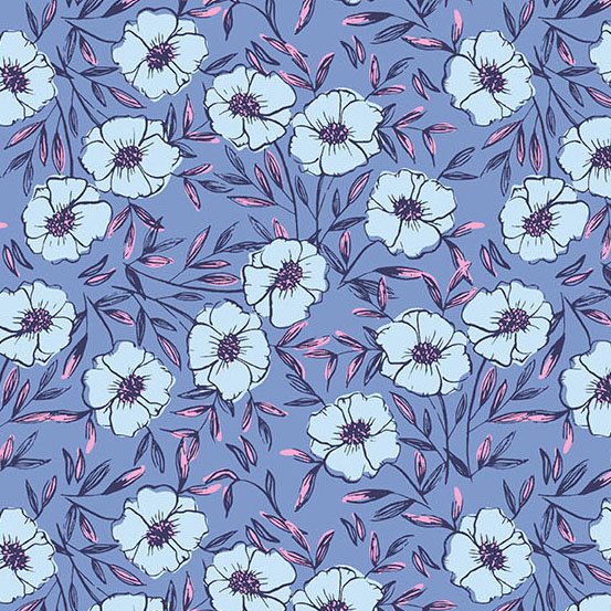 Petals & Stitches - Bouquet Bliss - Denim