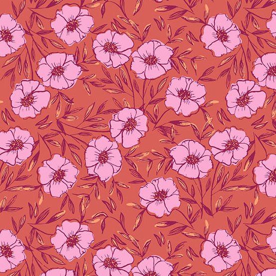 Petals & Stitches - Bouquet Bliss - Rust