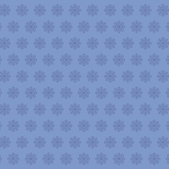 Petals & Stitches - Tiled Dresden - Denim