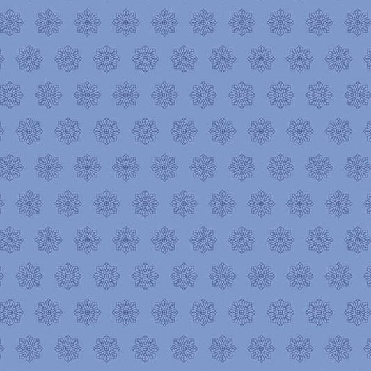 Petals & Stitches - Tiled Dresden - Denim