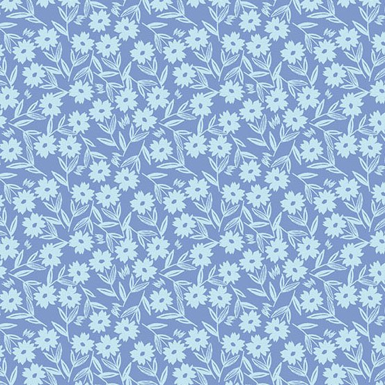 Petals & Stitches - Sunshine Blooms - Denim