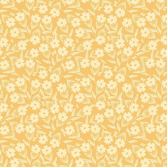 Petals & Stitches - Sunshine Blooms - Golden Yellow