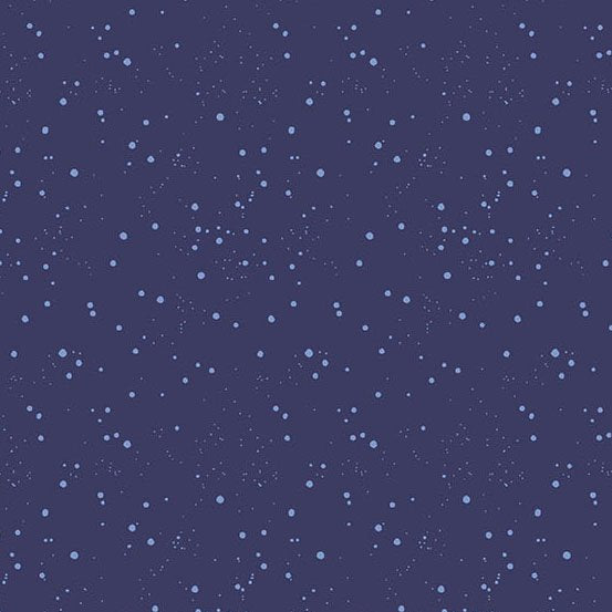 Petals & Stitches - Tinted Dots - Indigo