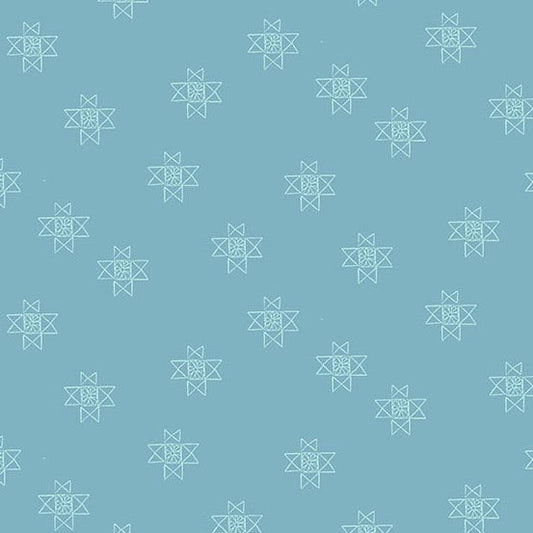 Petals & Stitches - Ohio Star - Sapphire