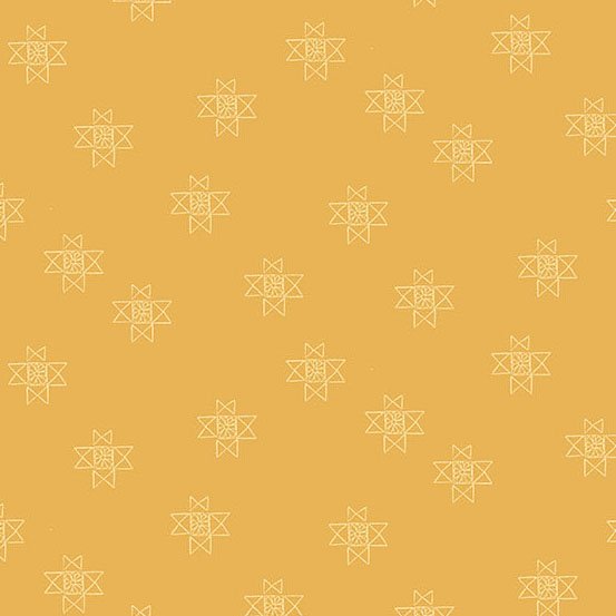 Petals & Stitches - Ohio Star - Gold