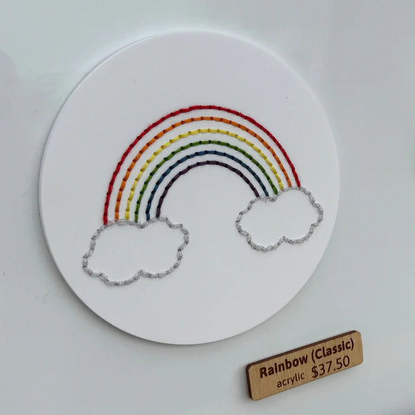 Rainbow (Classic) - Solid Surface Embroidery Kit