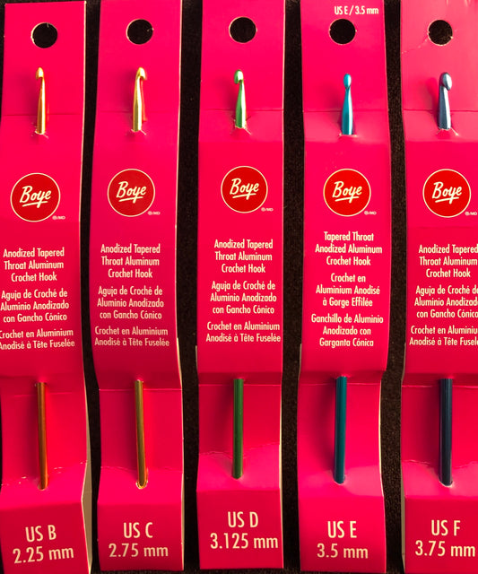 Aluminum Crochet Hook - B