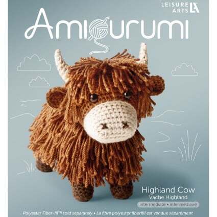 Amigurumi Crochet Kit - Highland Cow - Brown