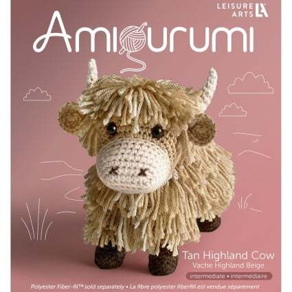 Amigurumi Crochet Kit - Highland Cow - Tan