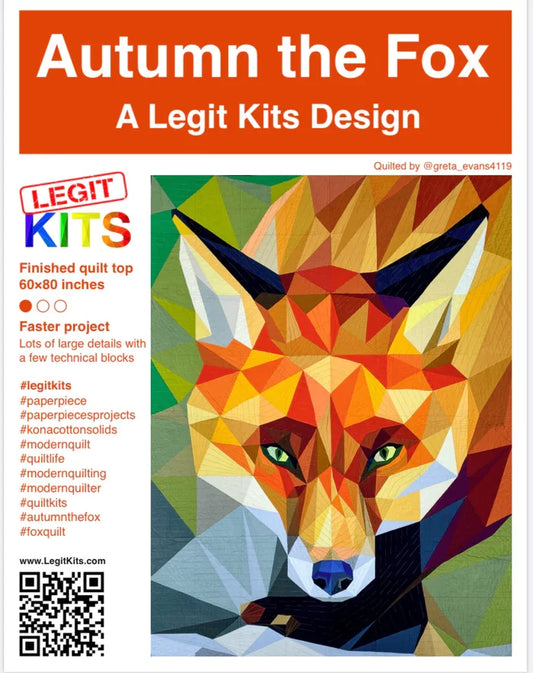 Autumn the Fox - Legit Quilt Pattern