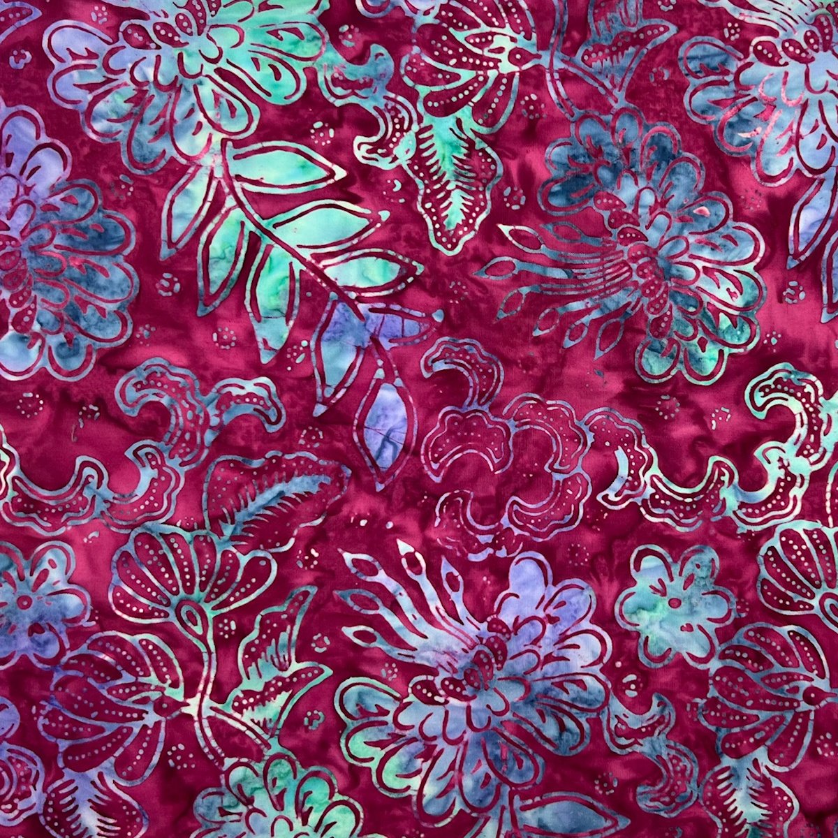 Sewing Sewcial - Balinese Floral - Magenta