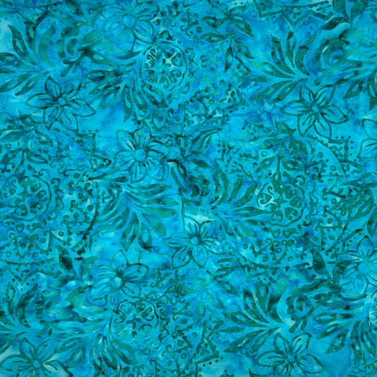 Sewing Sewcial - Floral Medallions - Turquoise