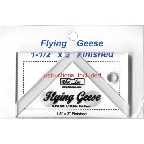 Bloc Loc - Flying Geese Ruler 1 1/2 x 3